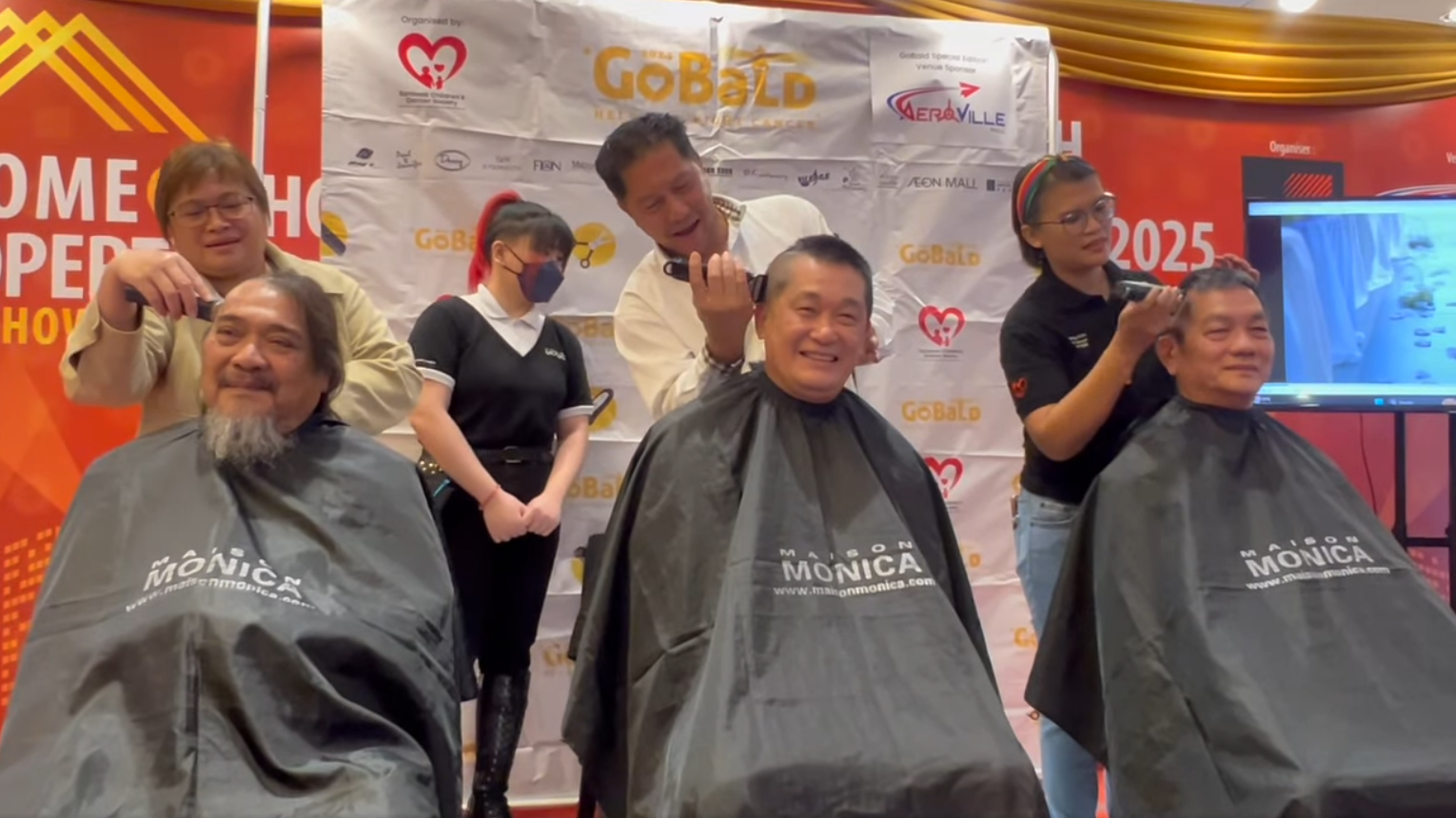 Go Bald 2025 YB See Chee How Leads Cancer Support with a Shave