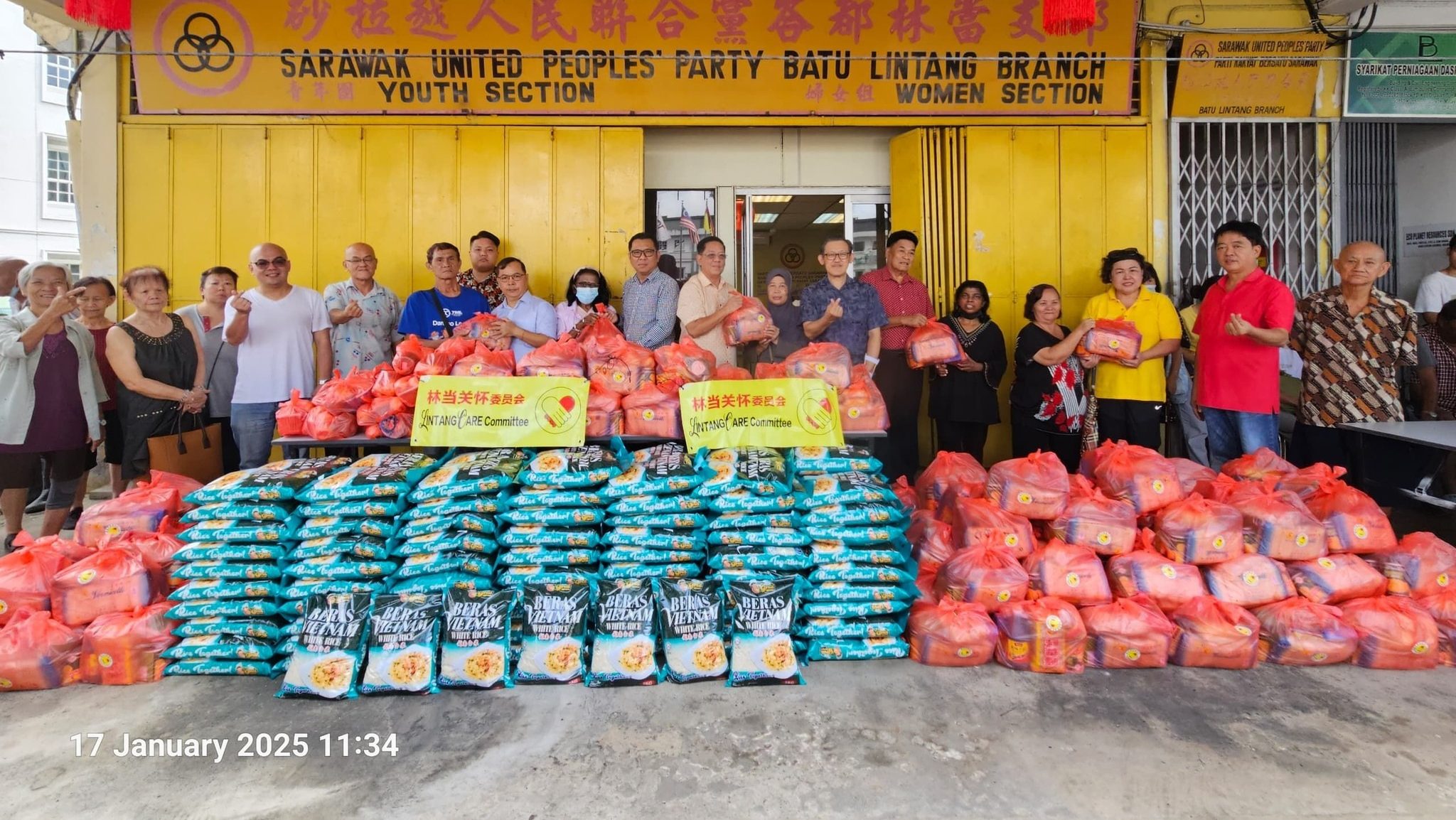 SUPP Batu Lintang Shares Lunar New Year Joy with 150 Grateful Families