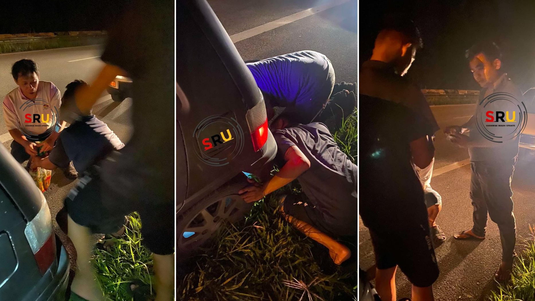 Kindness in Action Good Samaritans Help Stranded Driver in Serian