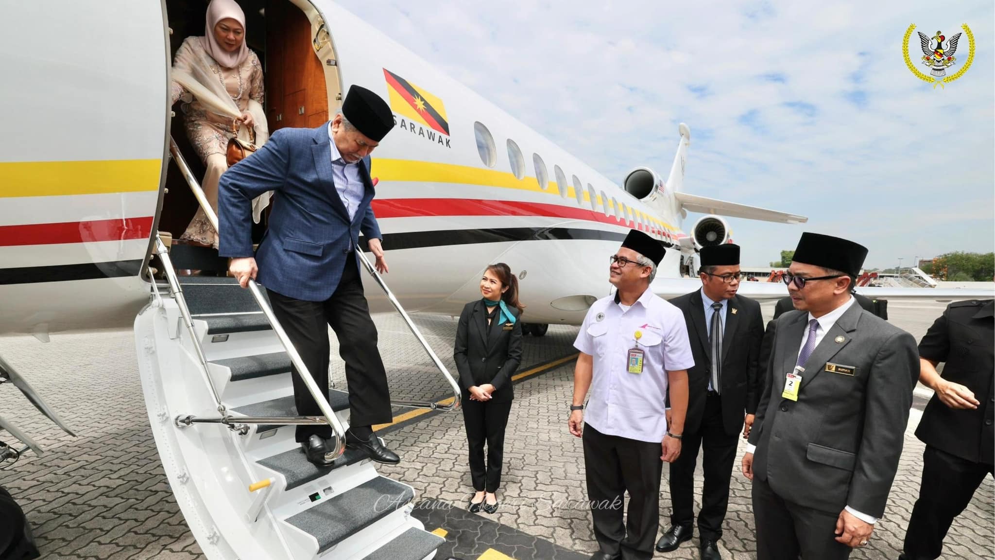 TYT Wan Junaidi Arrives in KL for 268th Conference of Rulers Meeting