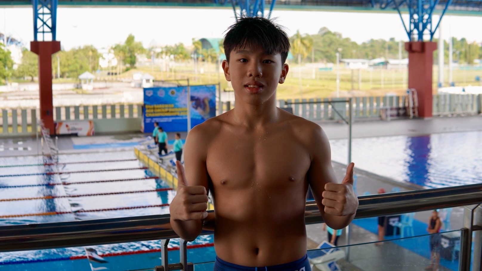 Young Star Sheamus Chew Breaks 1,500m Freestyle Record in Sarawak