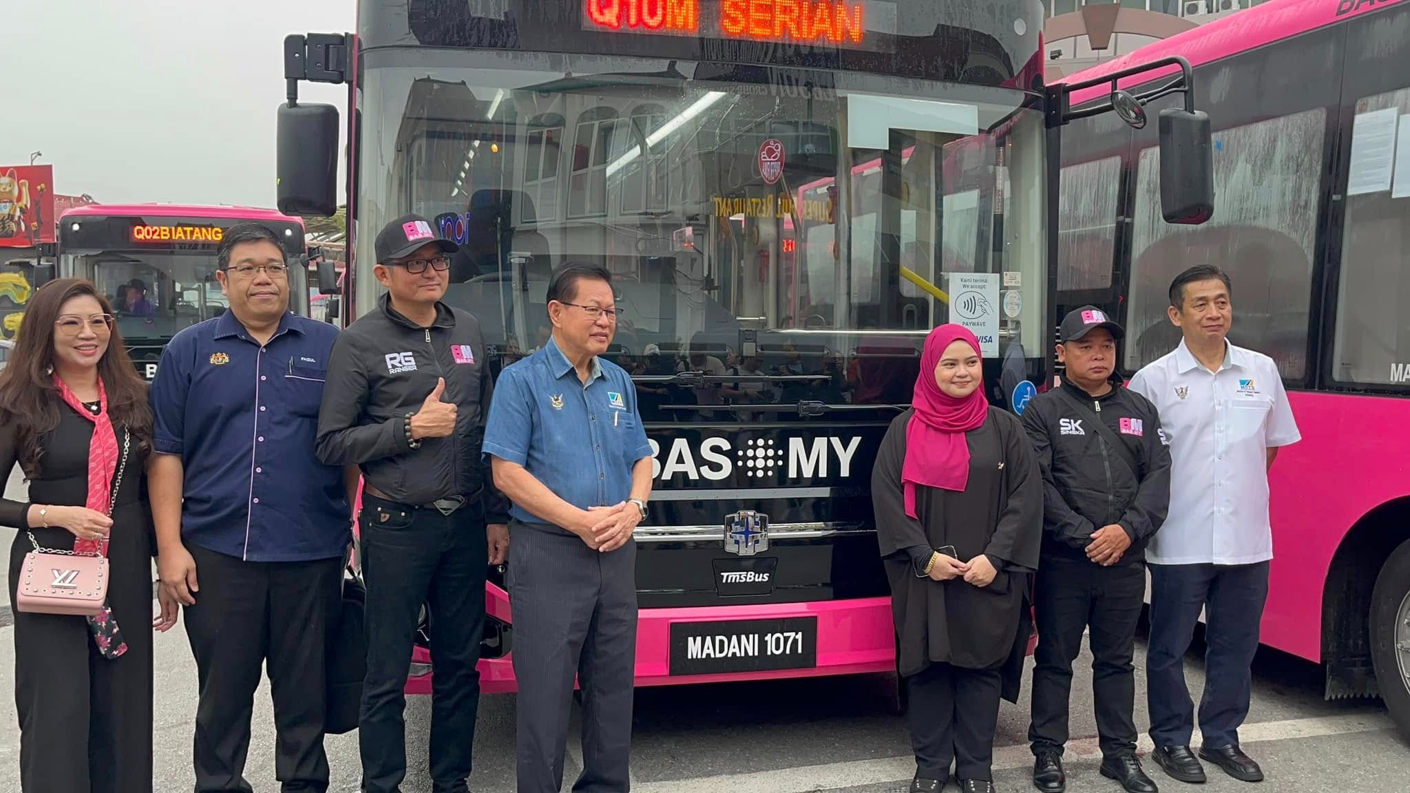 BAS.MY Kuching SBST Bus Service Officially Starts With 48 Stops