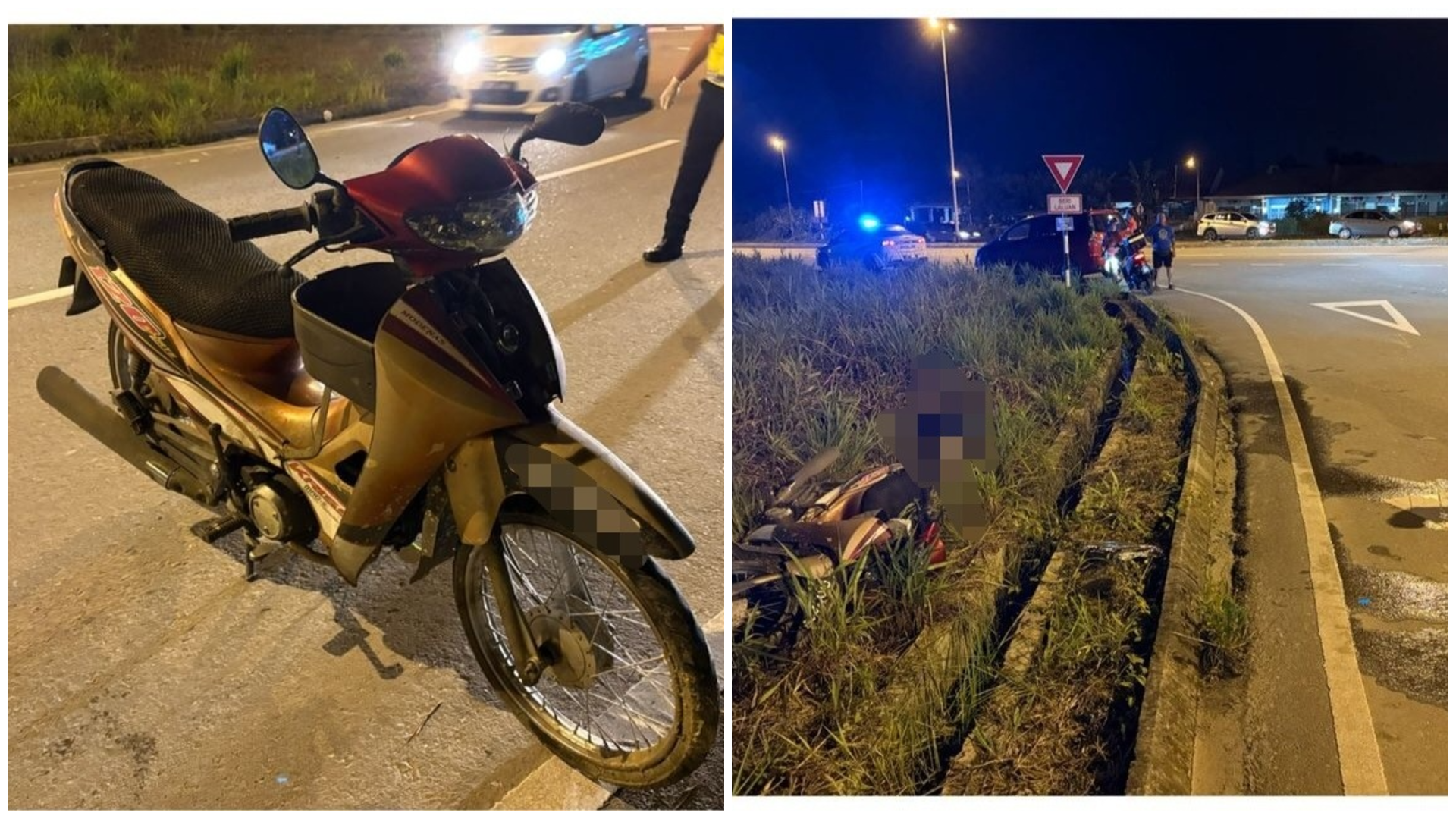Elderly Motorcyclist Dies in Kota Samarahan Accident