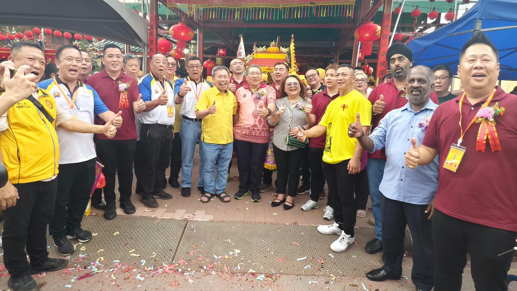 Grand Procession of 222 Troupes Marks Seng Ong Deity’s Birthday in Kuching