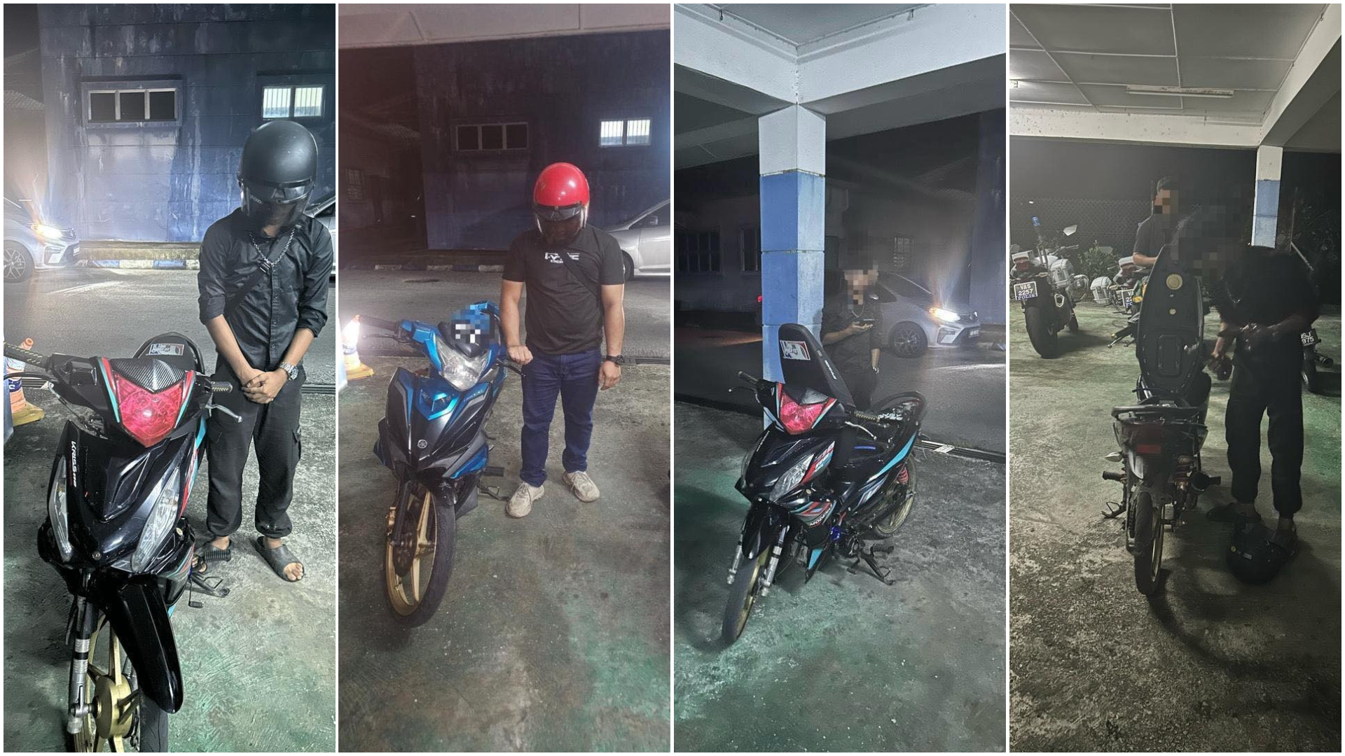 Mukah Police Crack Down on Illegal Racers in ‘Op Samseng Jalanan’