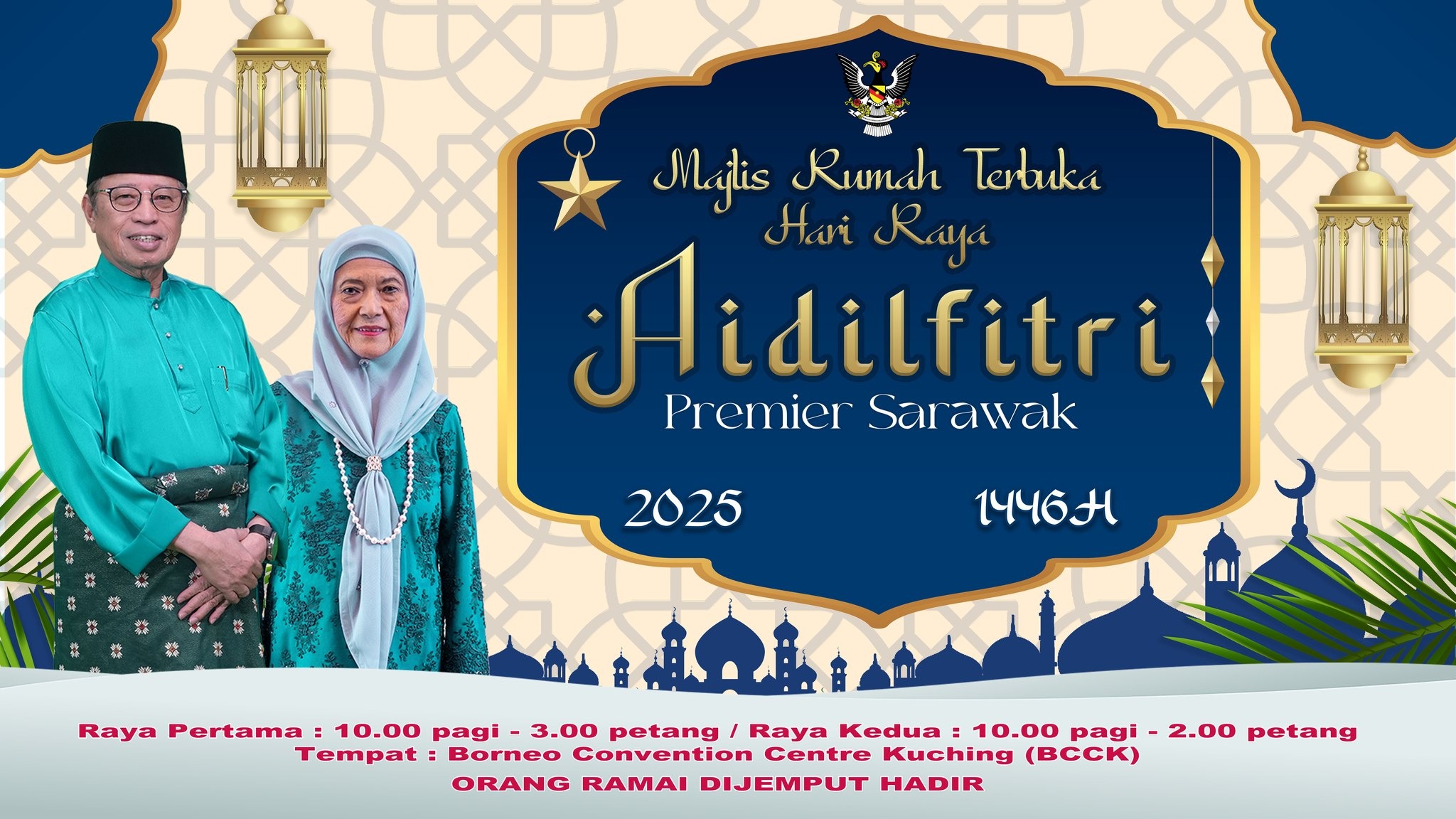 Sarawak Premier's Hari Raya Aidilfitri Open House at BCCK