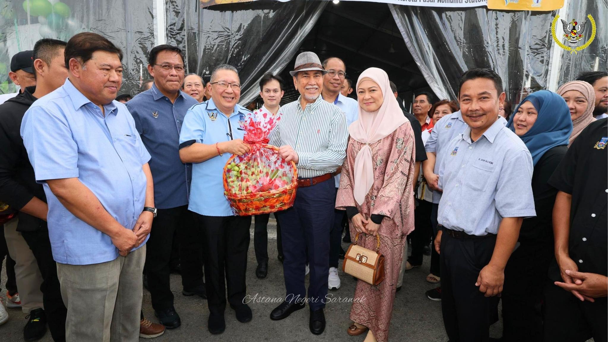 TYT Sarawak Visits Stutong Ramadan Bazaar 2025, Spreads Harmony
