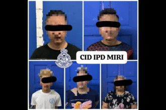 5 Arrested Within Hours in RM10,000 Gold Chain Theft in Miri