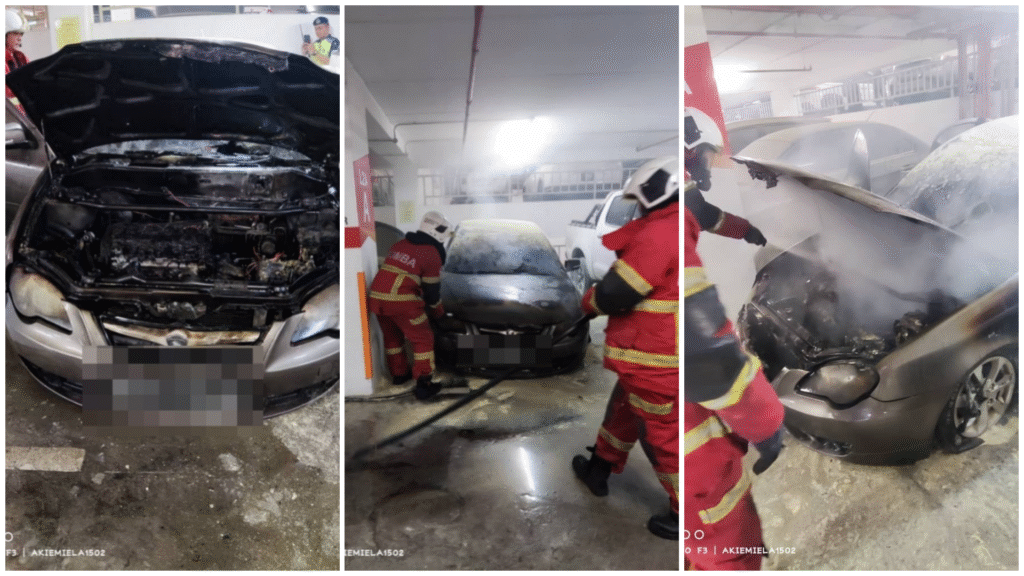 Car Catches Fire at SGH Parking, No Injuries Reported