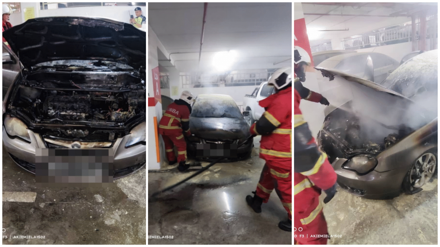Car Catches Fire at SGH Parking, No Injuries Reported