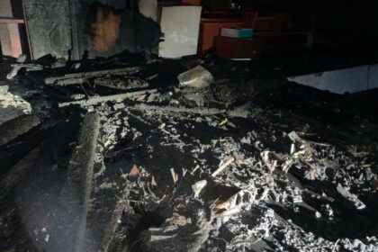 Fire Damages Room on First Floor of Bintulu Building, Minor Injury Reported