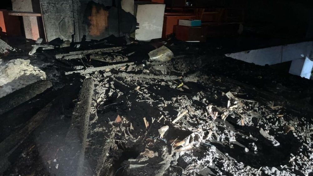 Fire Damages Room on First Floor of Bintulu Building, Minor Injury Reported