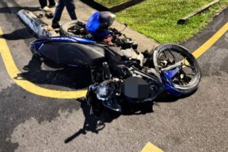Red Light Tragedy Bintulu Motorcyclist Killed in Late-Night Crash
