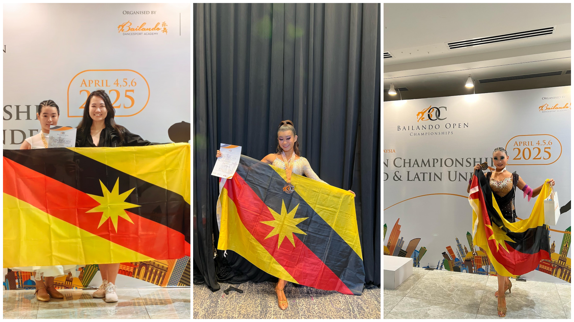 Sarawak Dancers Impress at WDSF Bailando Open 2025 in Johor