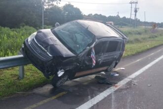 Seven Injured in Sri Aman Self-Driving Crash Involving Baby
