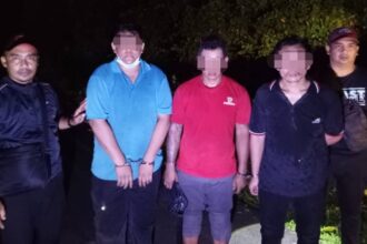 3 Men Caught Red-Handed in Failed Break-In at Samarahan Scrap Shop