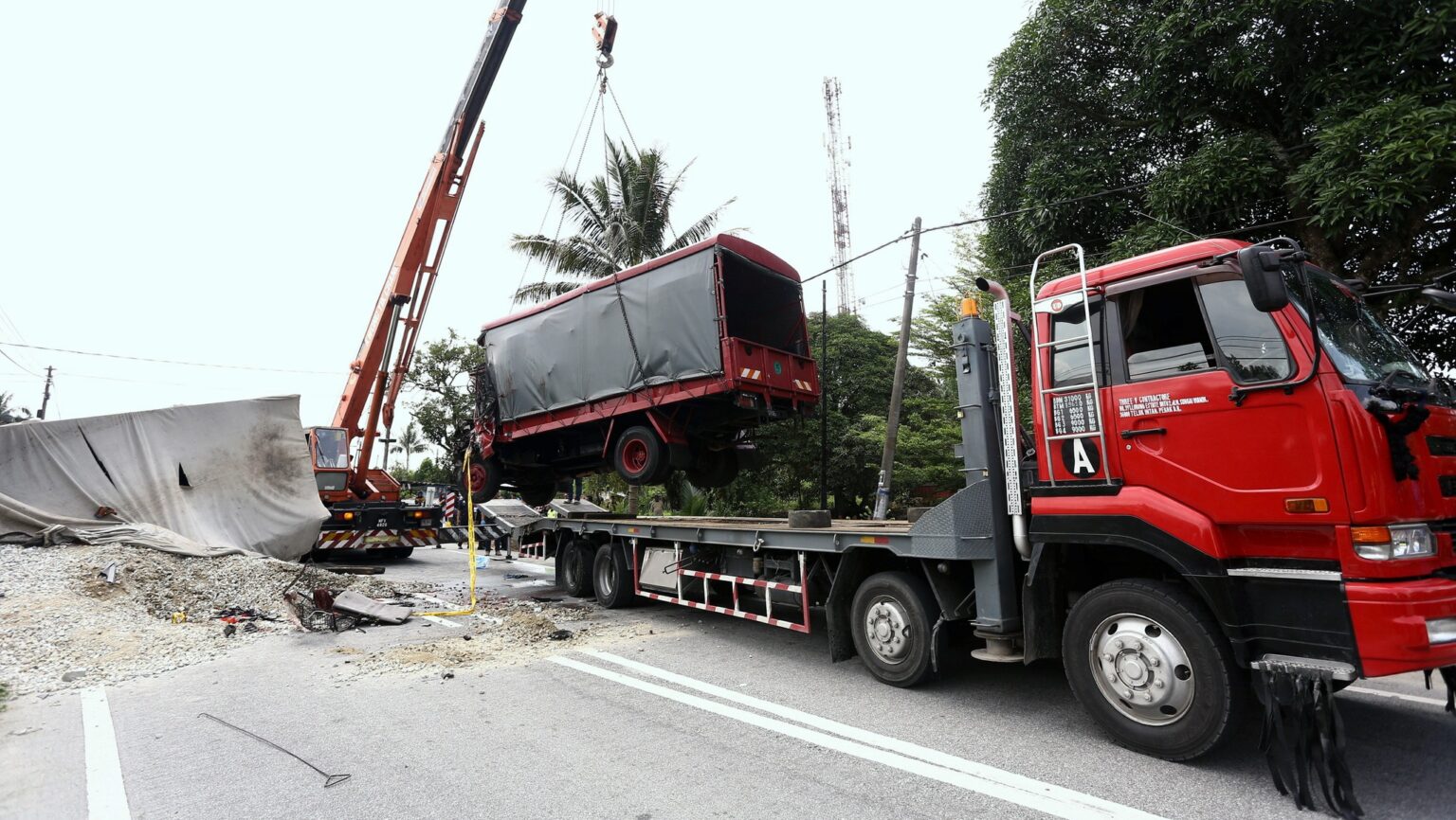 9 FRU Members Killed in Teluk Intan Lorry Crash Tragedy