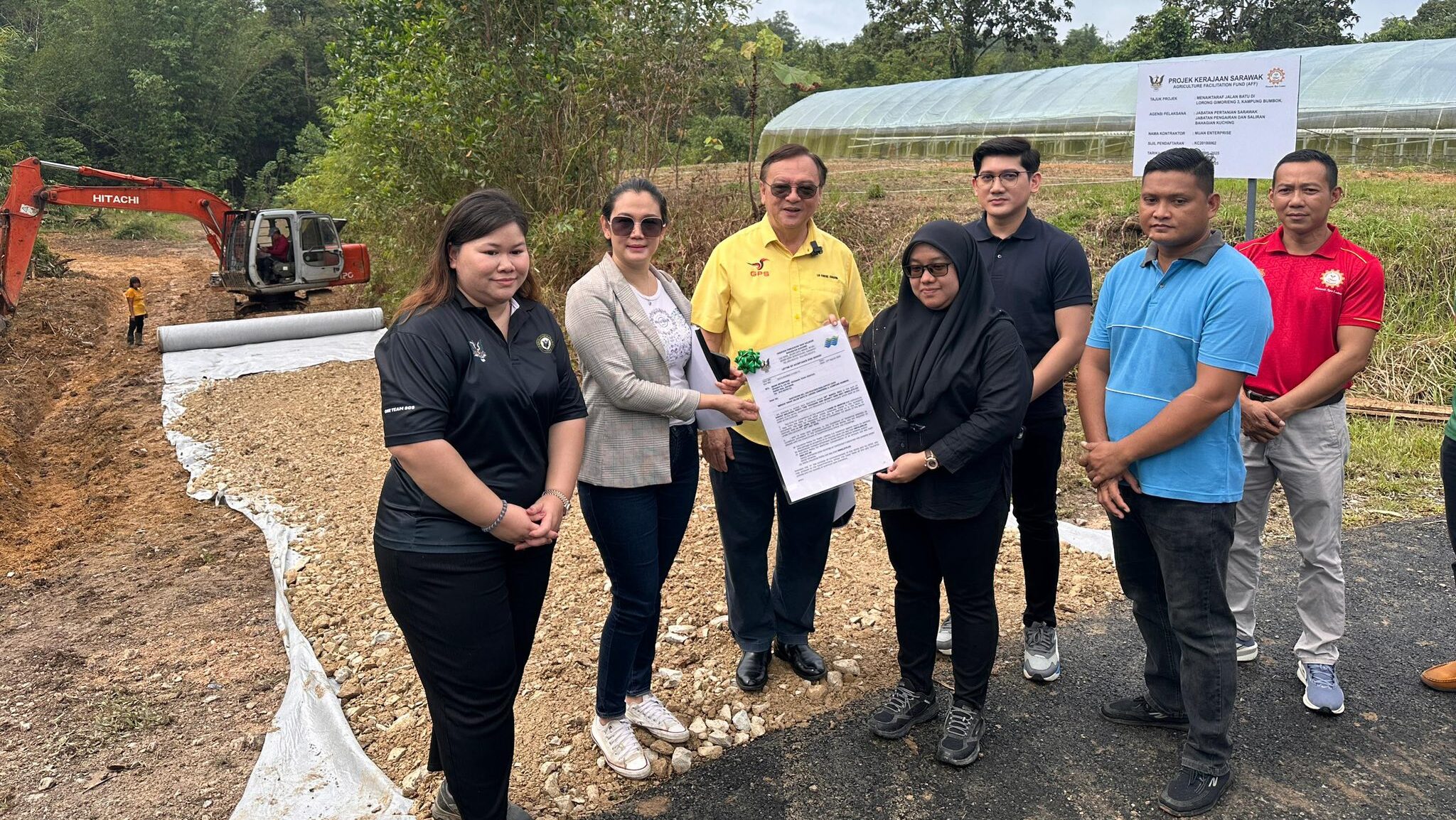 Better Roads for Farmers Kampung Tematu & Bumbok See Progress