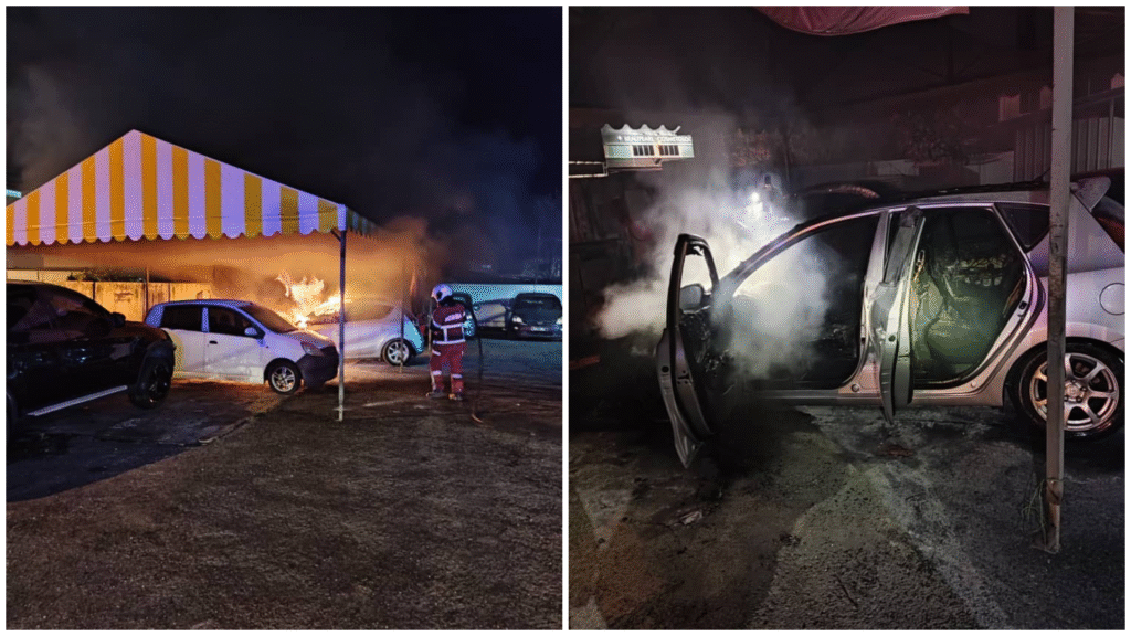 Hyundai Hatchback Razed in Fire at Shell Workshop Along Jalan Kereta Api 2 Hyundai Hatchback Razed in Fire at Shell Workshop Along Jalan Kereta Api