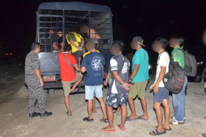 Midnight Immigration Raid in Kuching 25 Foreigners Detained
