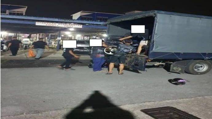 Police Take Action Against Illegal Racing in Kuching