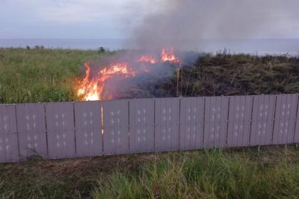 Quick Action by Firefighters Stops Bush Fire in Jalan Pantai Lutong