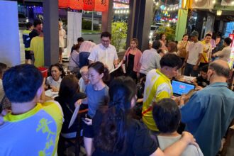 SUPP Kuching’s Night Counter in Padungan Was a Big Success