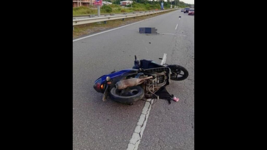 Teenager Dies After Crashing Into Roadblock Near Sibu Airport 2 Teenager Dies After Crashing Into Roadblock Near Sibu Airport