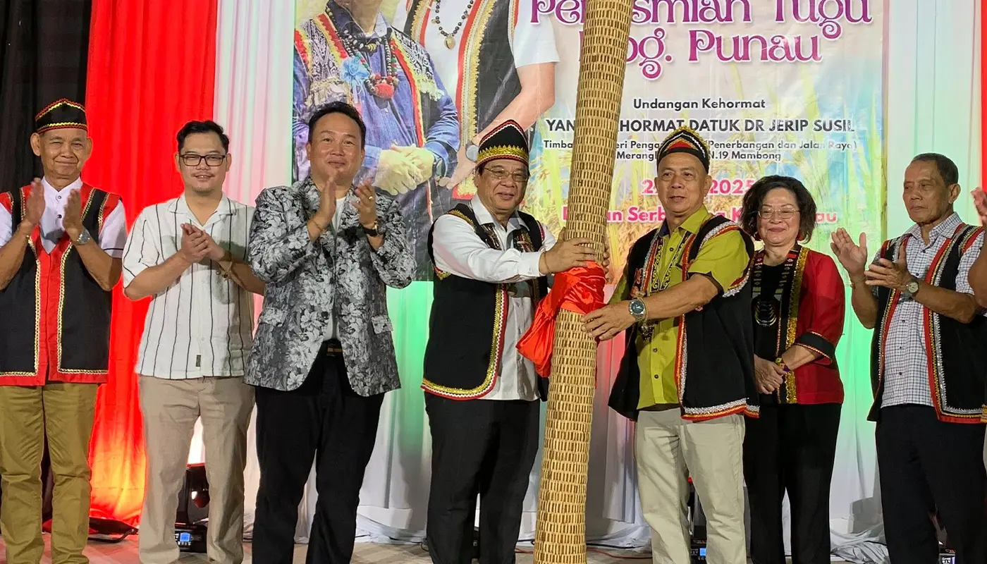 Kampung Punau Monument Stands as Cultural Symbol of Bidayuh Heritage