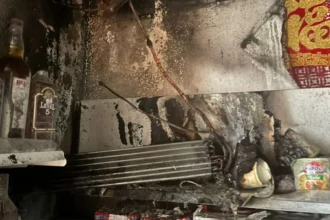 Quick-Thinking Owner Saves Miri Grocery Store from Fire Damage
