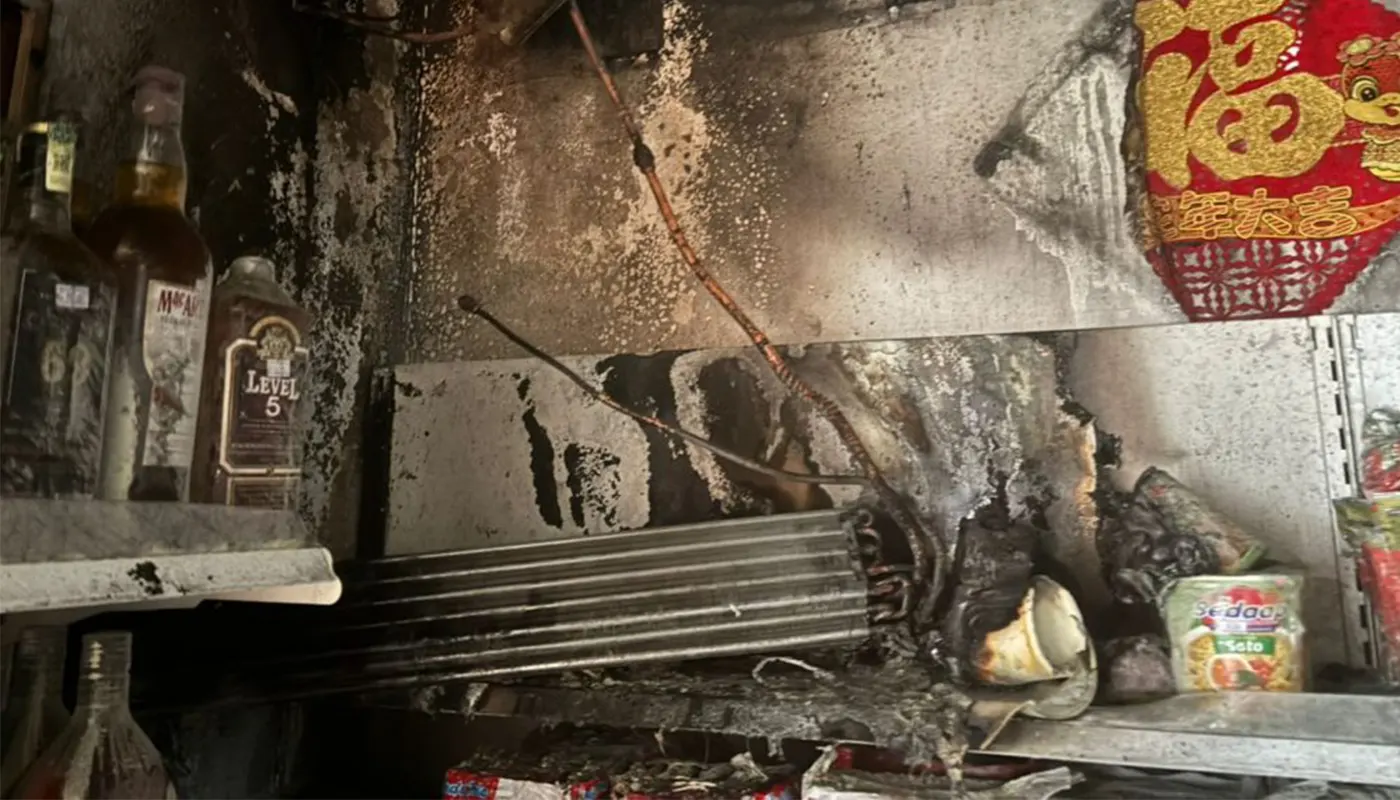 Quick-Thinking Owner Saves Miri Grocery Store from Fire Damage