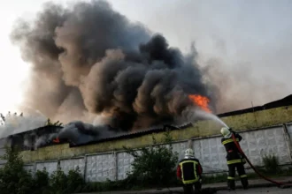 Russia Launches One of Largest Air Strikes on Kyiv days after Ukraine’s bomber raid