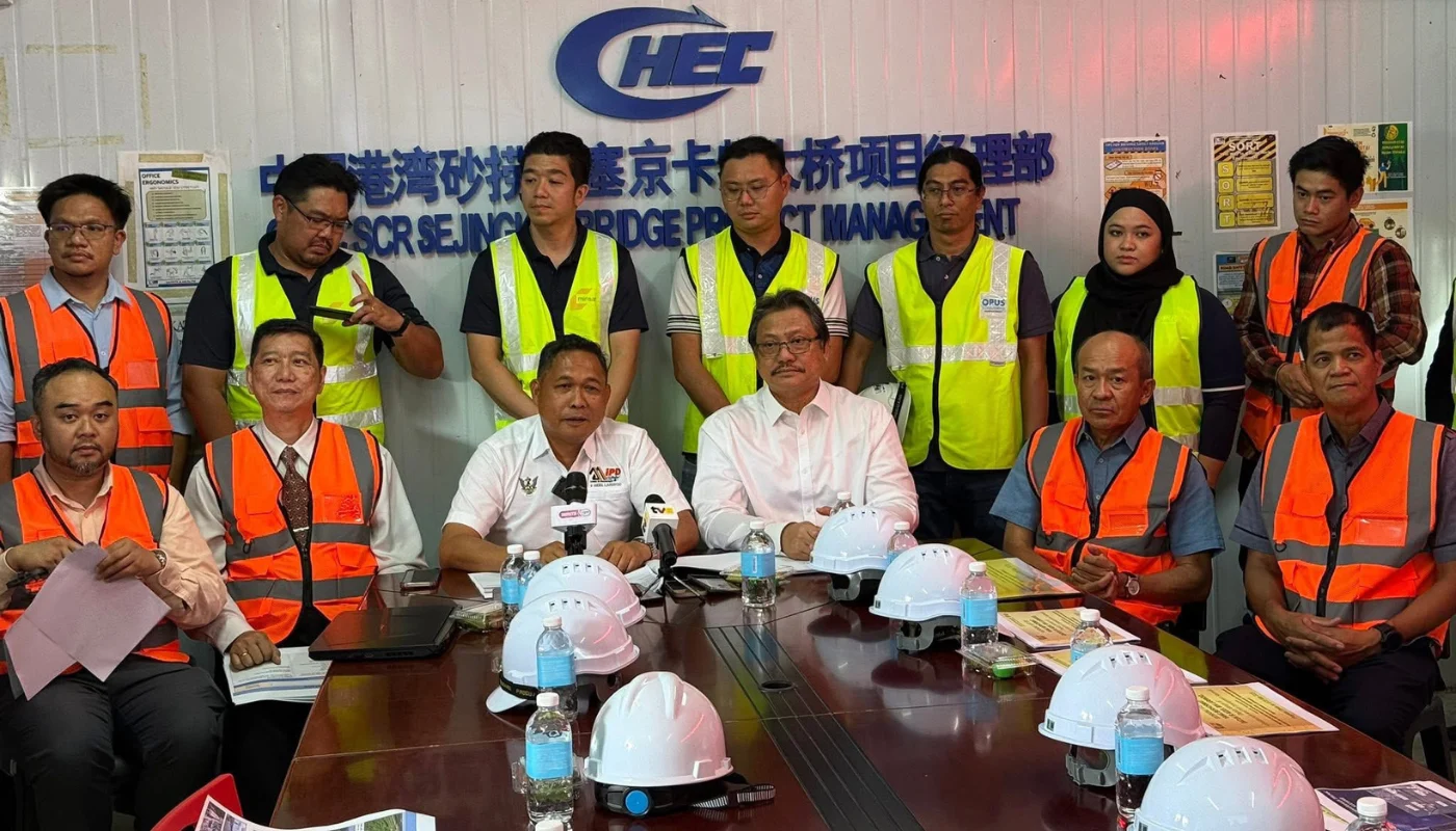 Sejingkat Bridge Construction Faces Slight Delay, Now Targeted for Completion by Mid-2026