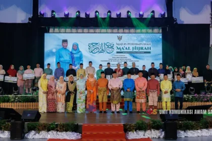 Tun Pehin Wan Junaidi & Wife Grace Sarawak Ma’al Hijrah 1447 Event