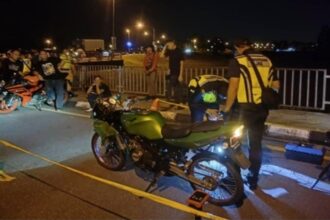 11 Motorcycles Seized in Kuching Street Racing Crackdown