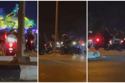 63 Motorcycles Seized in Police Crackdown on Mat Rempit at Jalan Astana