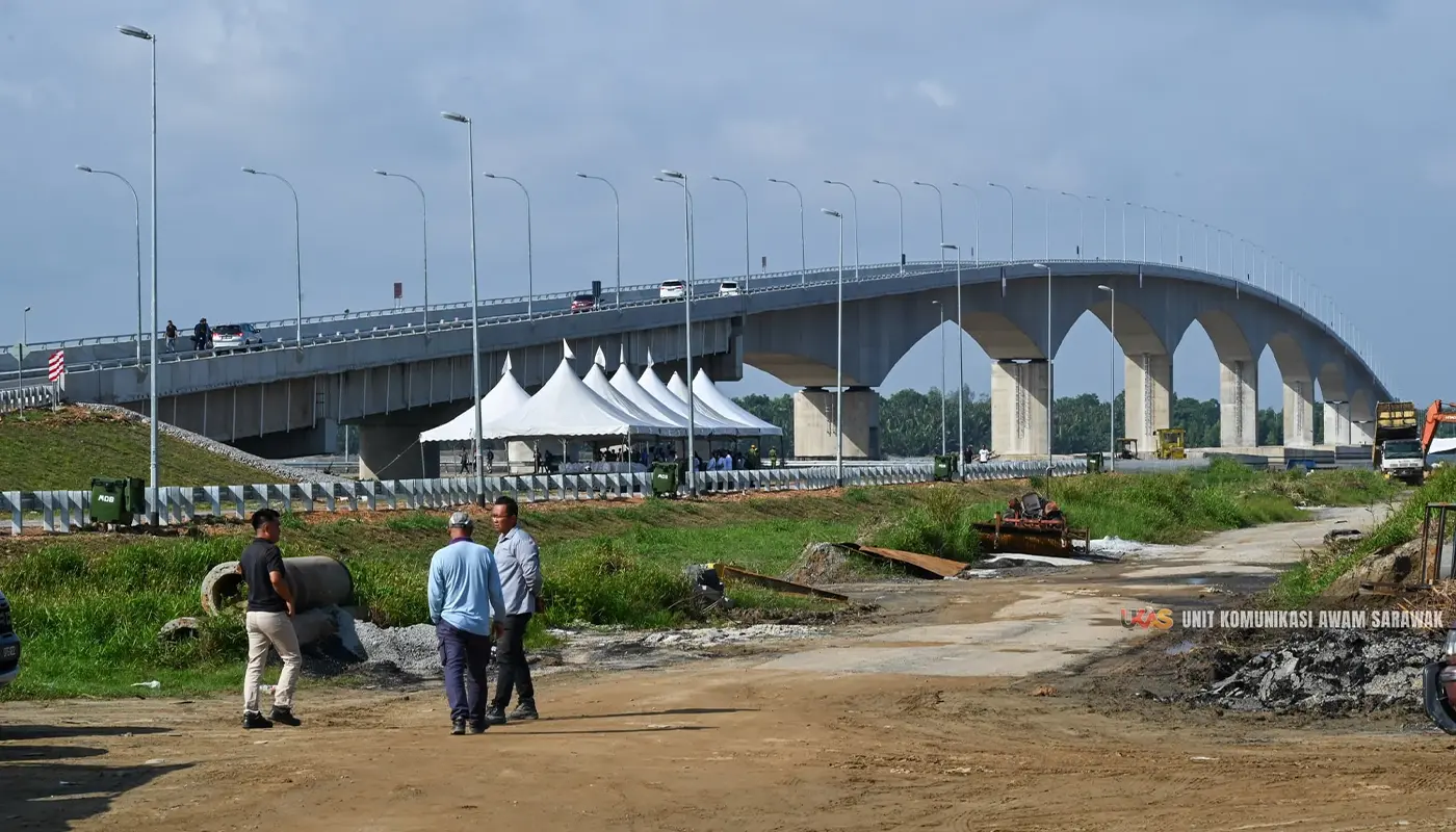 Batang Saribas 1 Bridge Transforms Connectivity Between Beladin and Pusa
