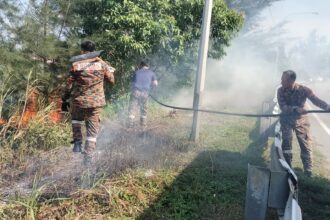 Bushfire Alert in Miri Fire Brigade Urges Public to Stop Open Burning