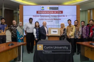 Curtin Malaysia Donates 30 Computers to Boost Rural Students' Digital Learning