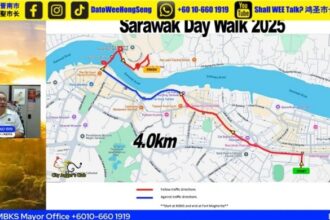 MBKS Mayor Calls for Unity Ahead of Historic 722 Sarawak Day Walk