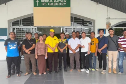 Opar Assemblyman Reviews Church Infrastructure Progress in Lundu