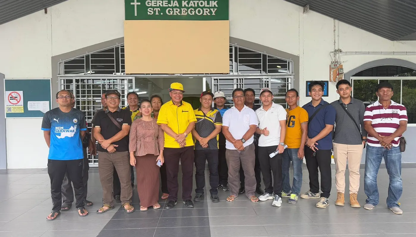 Opar Assemblyman Reviews Church Infrastructure Progress in Lundu