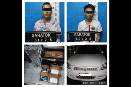 Police Nab Two Robbers Within Hours in Saratok