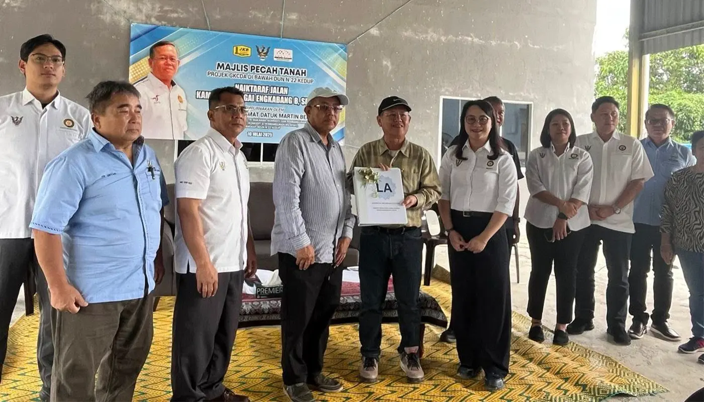 RM880k Engkabang B Road Upgrade to Boost Serian Agribusiness