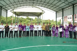 SMK Lingga Unveils New Roofed Basketball Court to Boost Rural Sports & Education