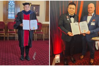Sarawakian Wynson Ong Honoured with UK Royal Award and Doctorate