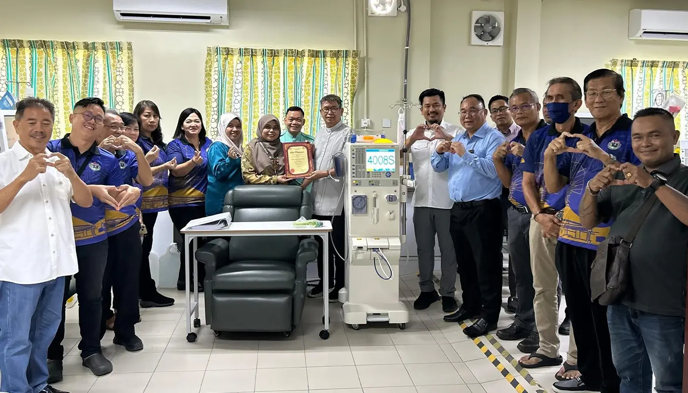Tellian ADUN Facilitates Hemodialysis Machine Donation to Mukah Hospital