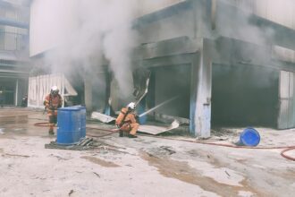 Timber Warehouse Razed in Samalaju Industrial Park Fire