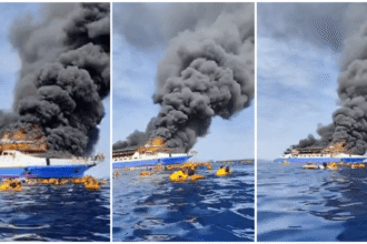 Tragedy at Sea 3 Dead, 150 Rescued After Indonesian Ship Fire