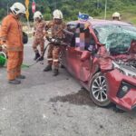 Five Injured, Driver Rescued in Simpang Debak Accident on Pan Borneo Highway